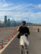 ビンテージワイドデニムパンツ