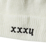 シグネチャーレタリングビーニー/SIGNATURE LETTERING BEANIE-WHITE
