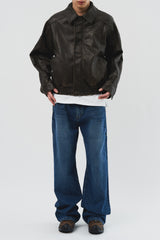 Wave Pocket Wide Denim