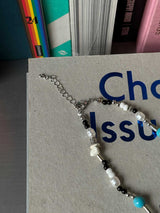 ASCLO Smile & Skull Beads Necklace (2color)