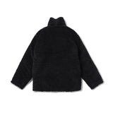 Classic Fleece Zipup Jacket - Black (6624509591670)