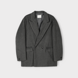ASCLO Wool Two Tuck Double Jacket (2color)