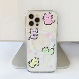 カラフルなマグセイフ 電話ケース
