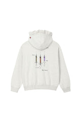 0 4 oversize ruffle hoodie - OATMEAL (4642323267702)