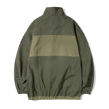 セミオーバーフィットブロックトラックジャケット/Semi Overfit Seperate Block Track Jacket J15 Olive/Khaki (6604001214582)
