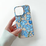 ブルーデルフィニウム iPhoneケース/Blue Delphinium (iPhone) Matt Hard Case