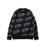 LOGO JACQUARD OVERSIZED FULL-OVER KNIT (KYTZ7NTR02W) (6541182730358)