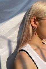 no.212ピアス / no.212 earring gold pink
