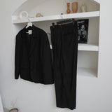 ウノパイプピンタックジャケット / Uno Pipe Pintuck Jacket (2color) (6672084369526)