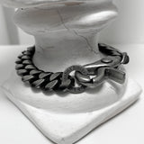 [BLESSEDBULLET]black line chain bracelet_13mm/11mm/8mm/6mm (6563005792374)