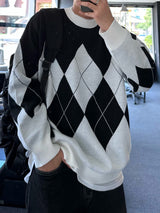 Never roil Overfit Argyle Knit