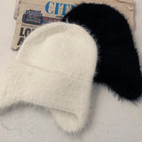 Lanjet Angora Fur Trooper Hat Beanie