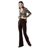 ニットスリムブーツカットパンツ / KNITTED SLIM BOOTSCUT PANTS