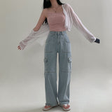 リブサマーニットスリーブレス