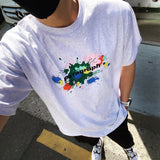 パラグラフペイントTシャツ / paragraph paint T-shirt 5color (6546260328566)