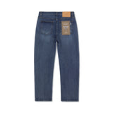 Signature Stud Tapered Crop Fit Denim Pants Indigo