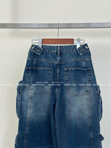 Bizzy, wide, big-cargo jeans