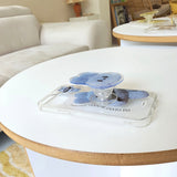 ジャイアントバニーダンダンジェリーハードアイフォンケース/Giant Bunny Dung dung Jelly Hard phone case blue