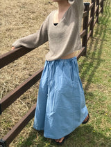 Dense V neck knit