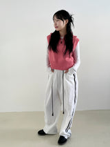 Hip track wide pants