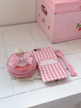 (GLOSSY HARD) SCHNEE LOGO phone case - Soft Pink (* Production takes 3-7 days)