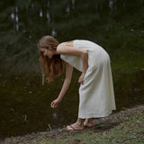 デミュアバックバンディングドレス / Demure back banding dress