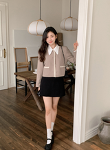 [SHOPPERMADE] Mood No Collar Round Jacket (2color)