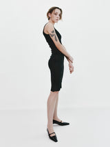 EMBO SLIP DRESS SET (BK) (6677234712694)