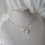 The Little Mermaid Necklace - Gold Color