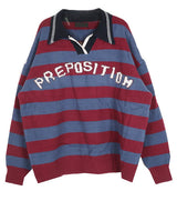 No.0461 90 stripe collar KNIT (3color)