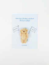 Cosymosy 'Cheer Up' Teddy bear Keyring Card - 5 Color