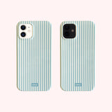 クリーミーブルー光沢ハードスマホケース