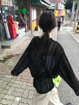 Summer punching knit 