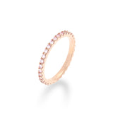 [S925]2㎜テニスリング/[S925] 2MM Pink Tennis Rilng (rosegold)