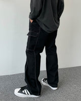 ステッチカーゴコットンパンツ。/Stitch Cargo Cotton Pants (6623649497206)