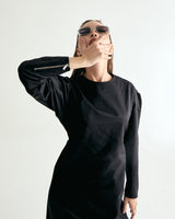 CN STRING MAXI ONEPIECE - GLOSSY BLACK (6635994054774)