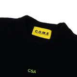 [UNISEX] Arm-Warmer Fleece Pullover (Black) (6655988465782)