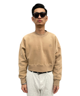プリントクロップドスウェット/Print Cropped Sweat-BEIGE