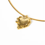 Melting Heart Pendant (Gold)