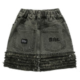 BLACK COLOR CANCAN SKIRT