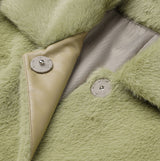 フェイクファーロングコート/FAKE FUR LONG COAT_GREEN TEA