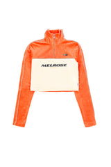 ベロアハーフジップトップ / Velor half zip top (2624872775798)