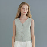ツィード ミニ ベスト / Tweed mini vest