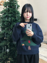ペリルラウンドネックニット