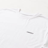 オーバーフィットレタリングロングスリーブT/OVERFIT LETTERING LONG-SLEEVED T-WHITE
