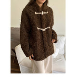 Ankara tteokbokki fleece coat