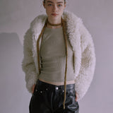 Skinny Knit Scarf (Brown)