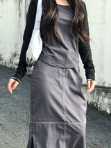 Nuer boat-neck T 