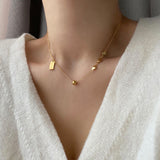 ボールシンプルハート2WAYハンドメイドネックレス / shii Ball Simple Heart Two Way Handmade Necklace