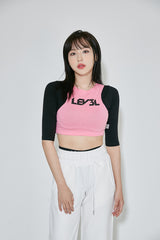 リークロップTシャツ / (9045) Le3 Crop Tee